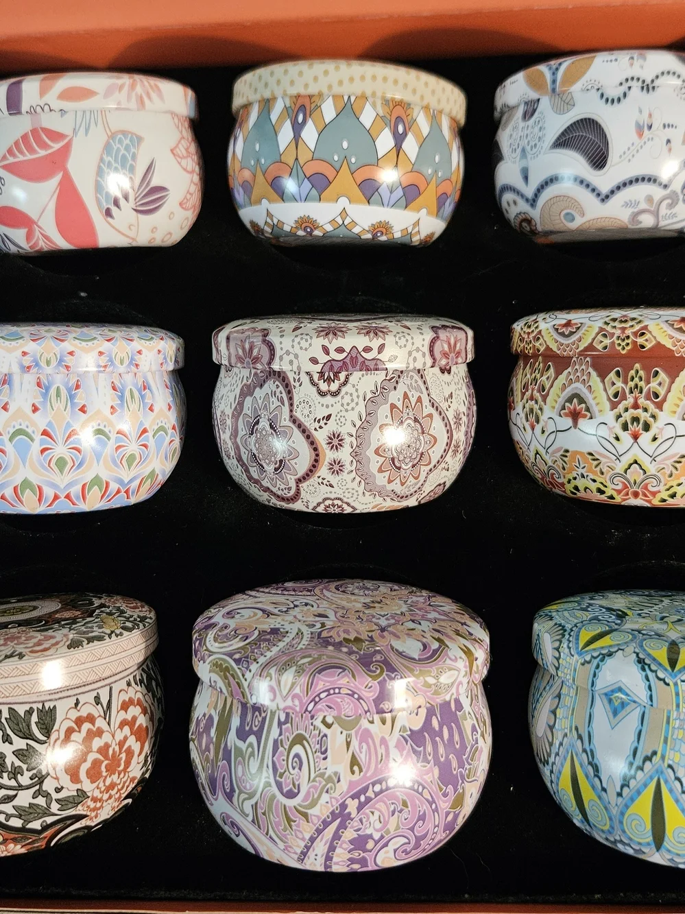 Scented Candle Set - 9 pcs - Pleasant Unique Scents